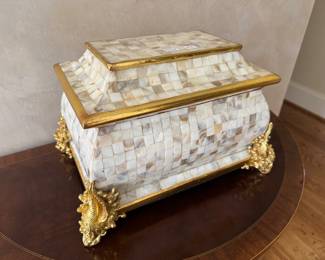Maitland Smith Mother of Pearl Jewelry Box