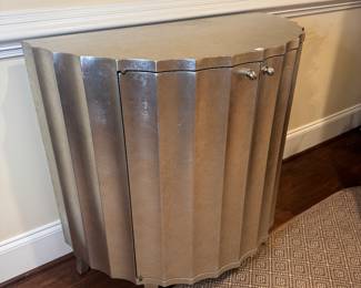 Decorative Crafts 2 Door Demilune Accent Cabinet (34"W x 17-1/2"D x 33"H)