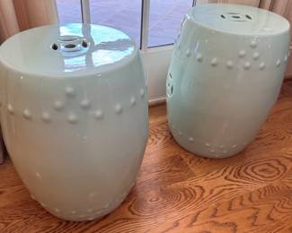 Porcelain Gardening Seats