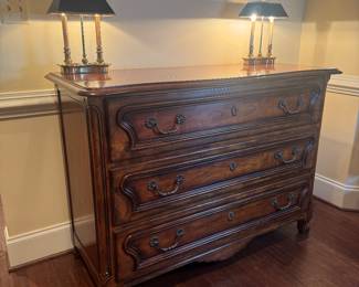 Ralph Lauren Henredon 3 Drawer Chest of Drawers (53"W x 23"D x 39"H)