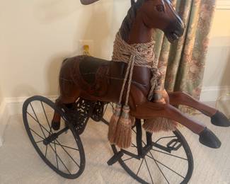 Antique Children's Horse Tricycle