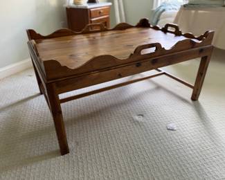 Ralph Lauren Rectangular Wood Coffee Table (51"L x 35"W x 25"H)