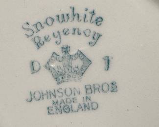 Johnson Bros Snowhite Regency China (52pc)