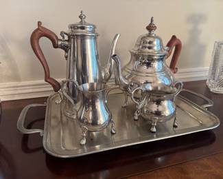 Stieff Pewter Tea Set Collection