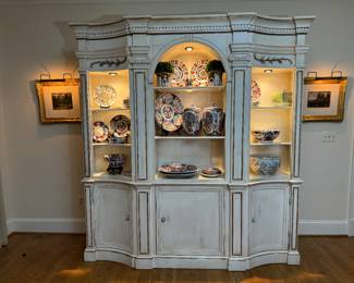 3 Piece / 3 Door China Cabinet (90"W x 18"D x 94"H)