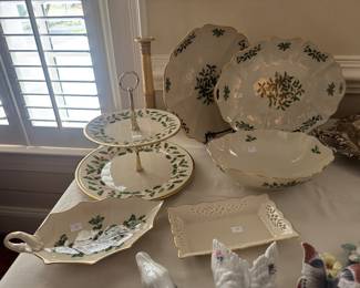 Collection of Lenox Christmas China