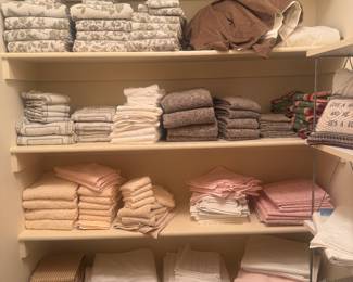 Large Collection of Luxury Linens & Bath Towels