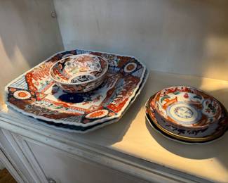 Collection of Japanese Imari Porcelain Plates