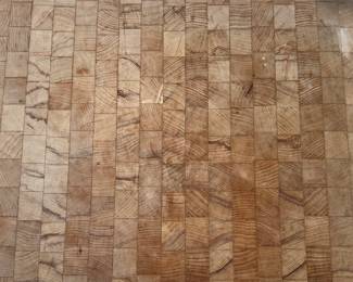 Custom Kitchen Island Butcher Block Prep Table (24"W x 24"D x 32"H)