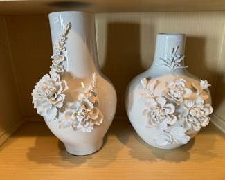 Pols Potten 3D Rose Porcelain Vases