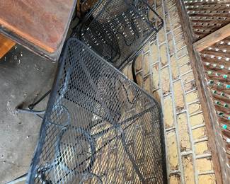 Woodard rough iron chairs
