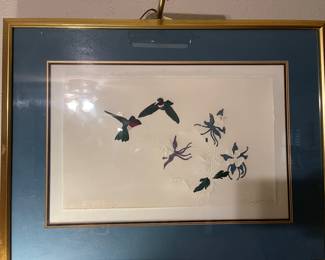 Ed Morgan embossed water color 