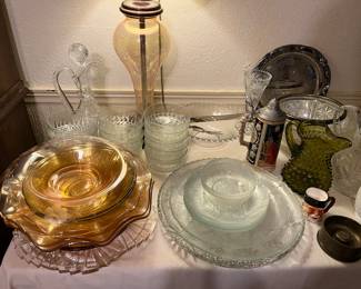 Vintage glassware 