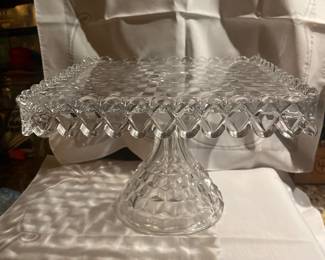 Fostoria American square salver