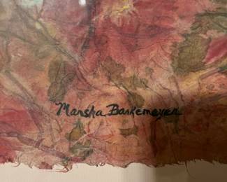 Detail of artist signature 