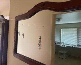 French Country Style Beveled Wall Mirror