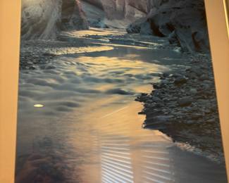 Framed & Matted Canyon Photography Print