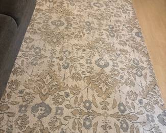 Cream, Grey & Tan Traditional Design Area Rug
