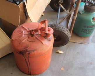 Antique  gas can