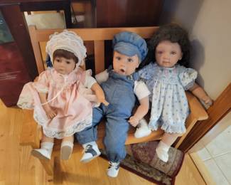 Numbered collectors  hand made dolls 