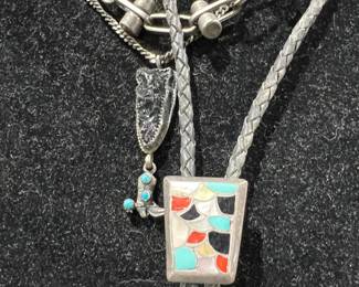 Many lots of sterling silver western jewelry