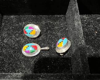 Many lots of sterling silver western jewelry
