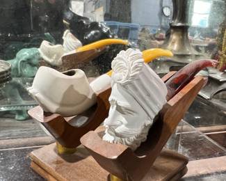 Antique smoking pipes