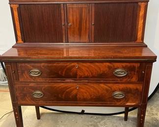 17th Century Mahogany Writing Cabinet