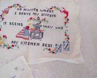 Sampler 1956 Not Framed