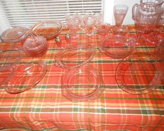 Pink Depression Glass