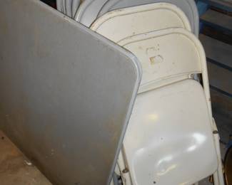 Folding Table & Folding Chairs