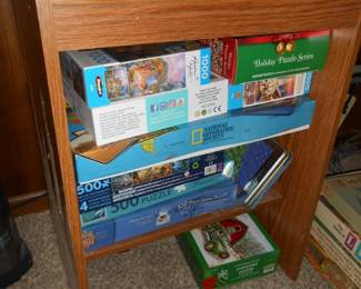 Puzzles & Cabinet