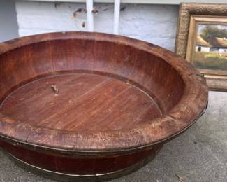 Antique Wooden Bowl 