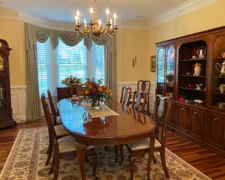 The beautiful dining room