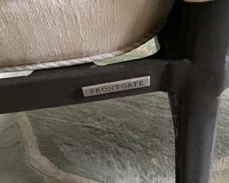 Frontgate heavy grade aluminum furniture, six pieces total, sold separately 