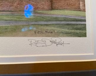 “The Governor’s Palace in Williamsburg, VA, #05/100 by Richard DePaul, Williamsburg artist, 29” x 25”