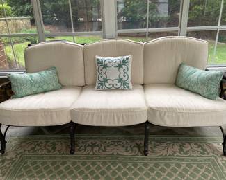 Frontgate heavy grade aluminum furniture, six pieces total, sold separately 