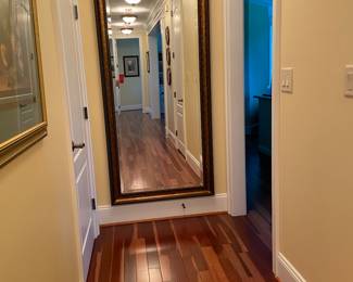 Statement piece large beveled mirror, 80” x 36”