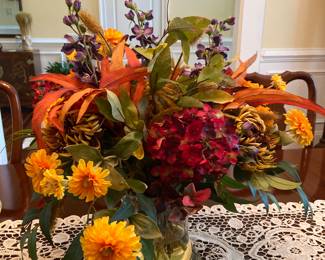 Fall floral arrangement, one of over 50 floral arrangements & wreaths!