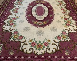 Handmade rug made by the homeowner’s mother, approx 50 years old