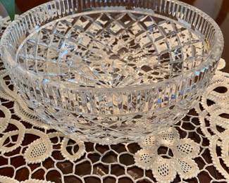 Waterford 8” crystal bowl