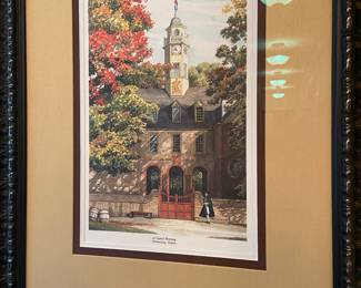 “A Capitol Morning”, Williamsburg, VA by Richard DePaul, DePaul Art- Williamsburg VA, 22 1/2” x 28”