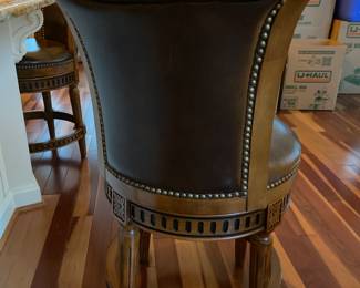 Frontgate swivel barstools, one of four