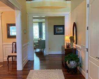 Walking into the lovely foyer!