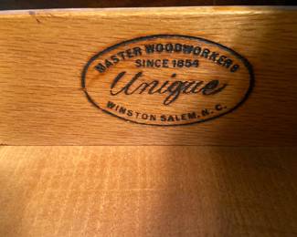 Unique Master Woodworkers, Winston-Salem, NC, two nightstands