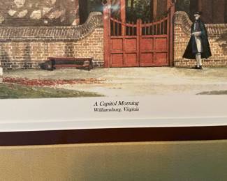 “A Capitol Morning”, Williamsburg, VA by Richard DePaul, DePaul Art- Williamsburg VA, 22 1/2” x 28”