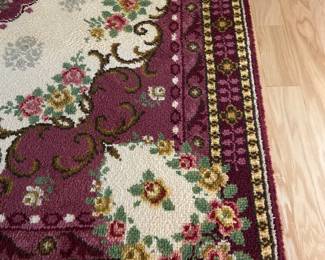 Handmade rug made by the homeowner’s mother, approx 50 years old