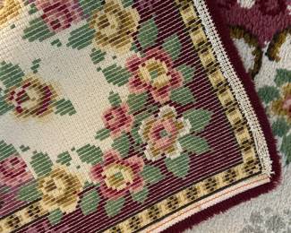 Handmade rug made by the homeowner’s mother, approx 50 years old