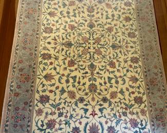 4’ x 6’ in the foyer, one of two rugs