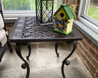 Frontgate heavy grade aluminum furniture, six pieces total, sold separately 